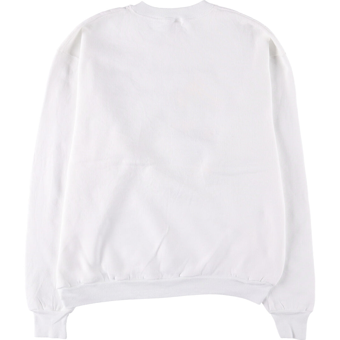 Vintage 90'S Fruit of the Loom character sweatshirt, made in the USA, men's size XL cotton white type Vintage Second Hand