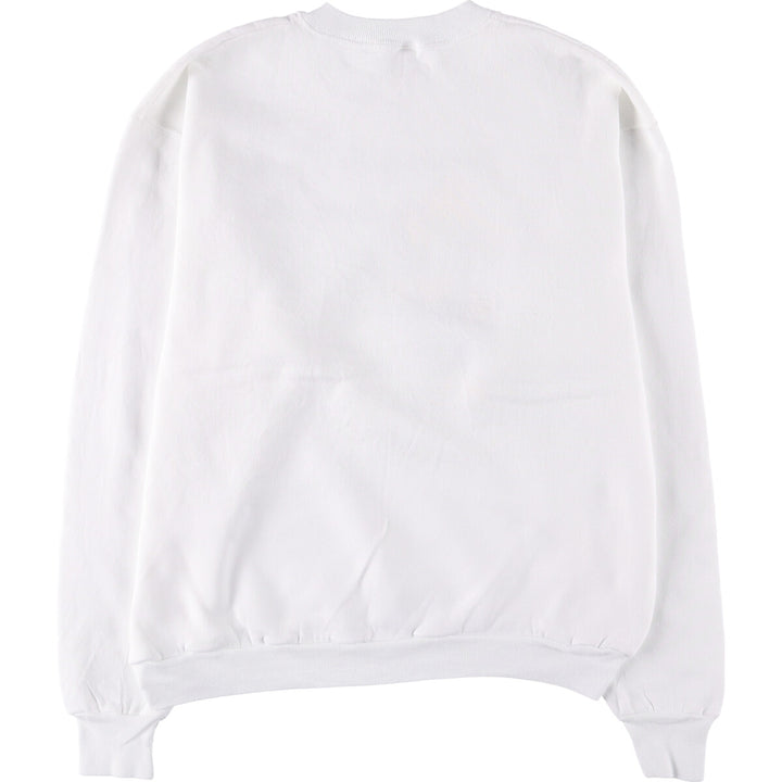 Vintage 90'S Fruit of the Loom character sweatshirt, made in the USA, men's size XL cotton white type Vintage Second Hand