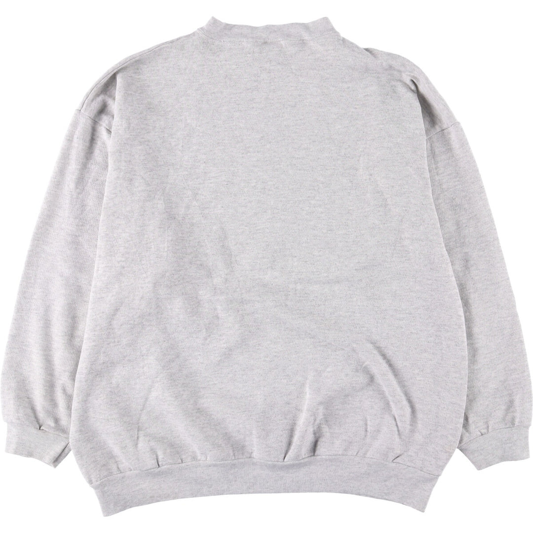 Vintage 90'S Tultex printed sweatshirt, men's size XL cotton gray type Vintage Second Hand