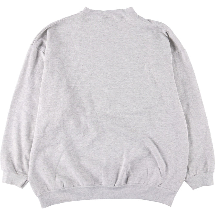 Vintage 90'S Tultex printed sweatshirt, men's size XL cotton gray type Vintage Second Hand
