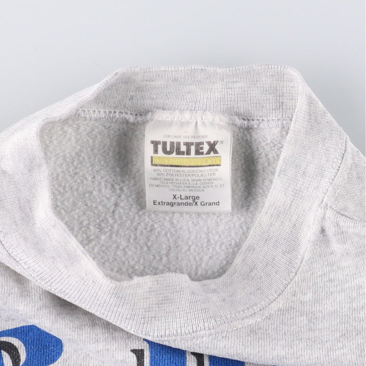 Vintage 90'S Tultex printed sweatshirt, men's size XL cotton gray type Vintage Second Hand