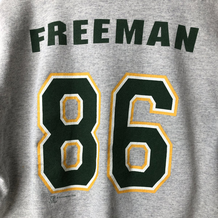 Vintage 90'S Tartex NFL Green Bay Packers Print Sweatshirt, Made in USA, Men's Size XL cotton gray type Vintage Second Hand