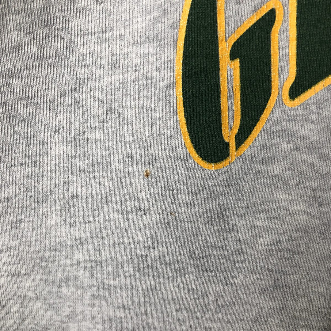Vintage 90'S Tartex NFL Green Bay Packers Print Sweatshirt, Made in USA, Men's Size XL cotton gray type Vintage Second Hand