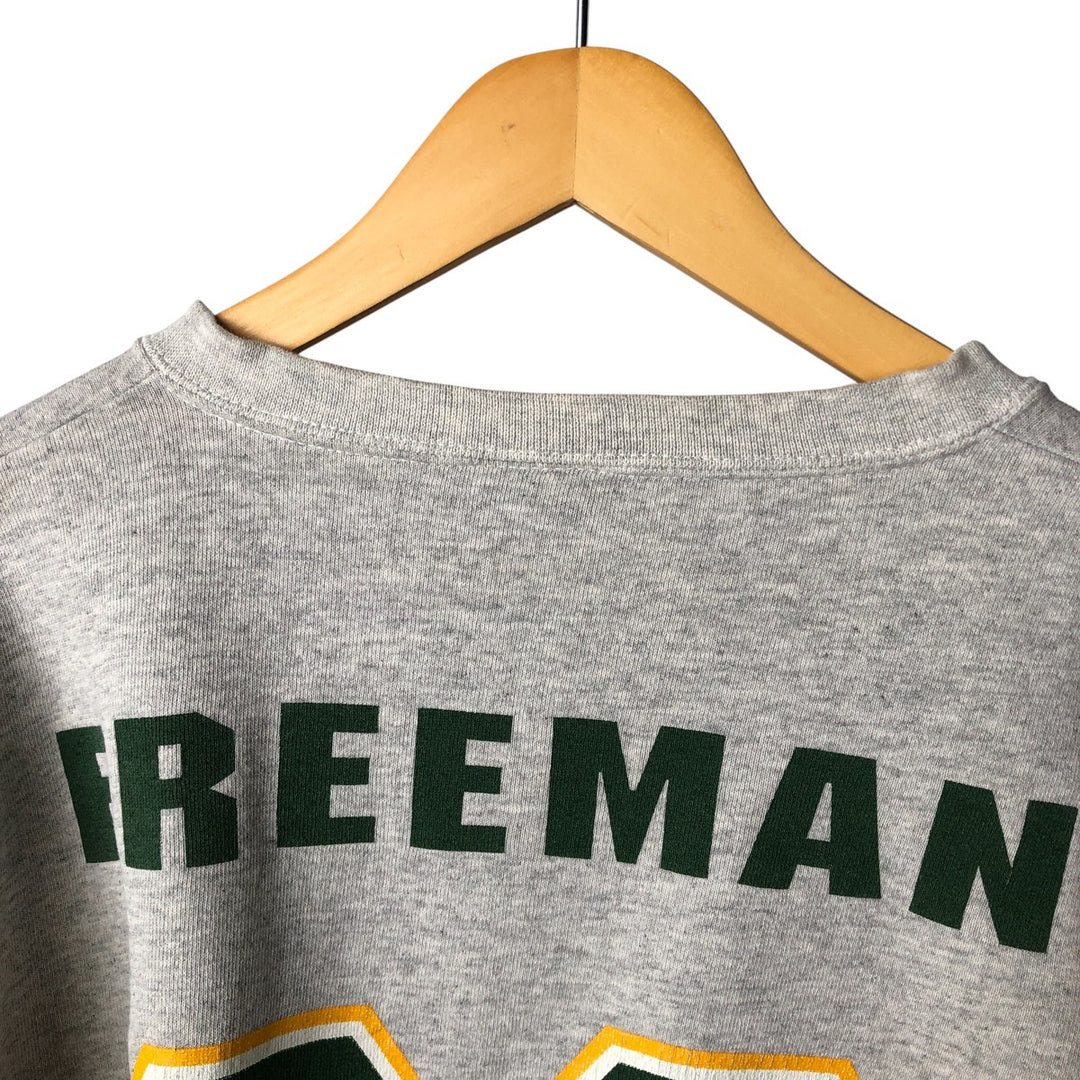 Vintage 90'S Tartex NFL Green Bay Packers Print Sweatshirt, Made in USA, Men's Size XL cotton gray type Vintage Second Hand