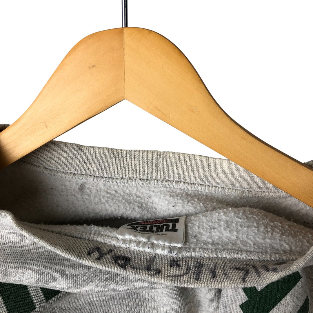 Vintage 90'S Tartex NFL Green Bay Packers Print Sweatshirt, Made in USA, Men's Size XL cotton gray type Vintage Second Hand
