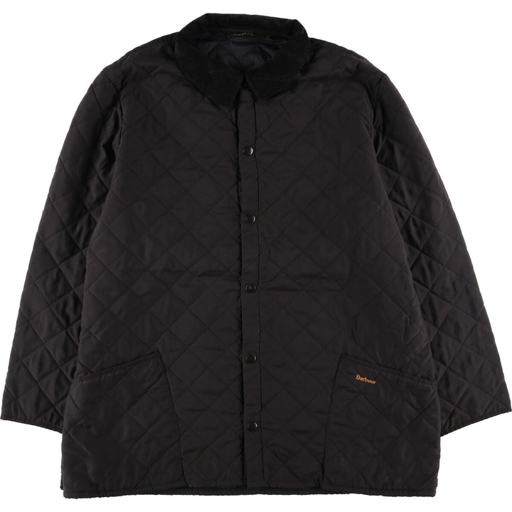 2000s~ Barbour 3 Warrant Quilted Puffer Jacket, Men's XXL polyester black type Vintage Second Hand
