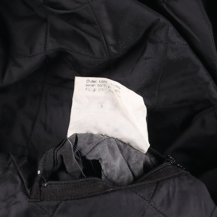 2000s~ Barbour 3 Warrant Quilted Puffer Jacket, Men's XXL polyester black type Vintage Second Hand