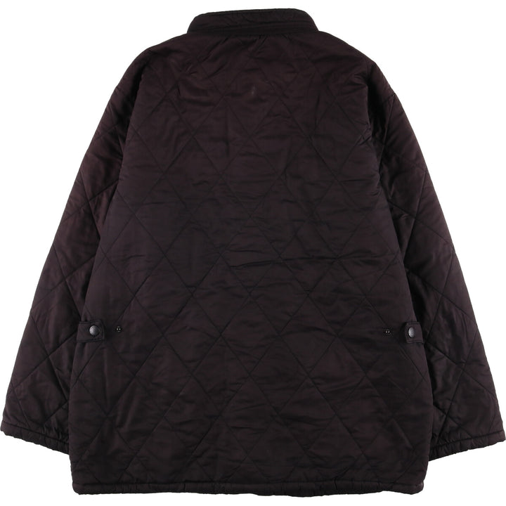 2000s~ Barbour KNIGHTSBRIDGE 3 Warrant Quilted Puffer Jacket, Men's XL polyester black type Vintage Second Hand