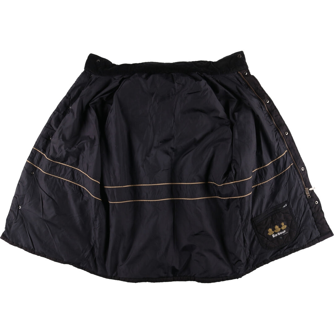 2000s~ Barbour KNIGHTSBRIDGE 3 Warrant Quilted Puffer Jacket, Men's XL polyester black type Vintage Second Hand