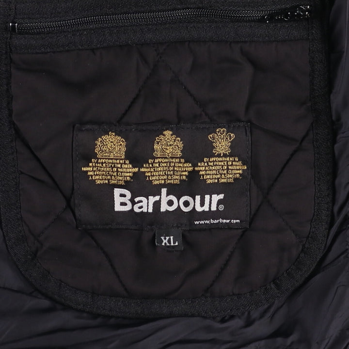 2000s~ Barbour KNIGHTSBRIDGE 3 Warrant Quilted Puffer Jacket, Men's XL polyester black type Vintage Second Hand