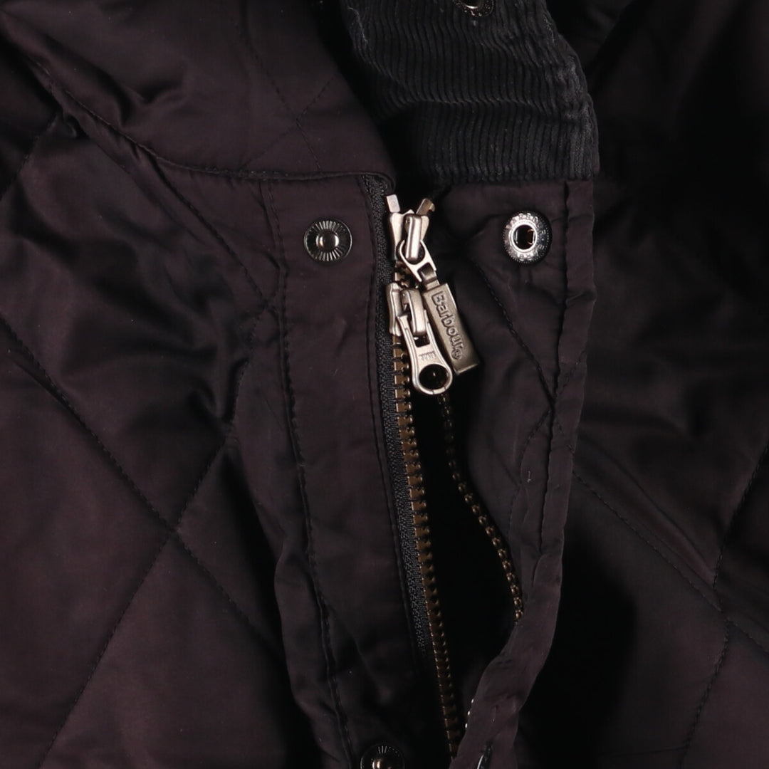 2000s~ Barbour KNIGHTSBRIDGE 3 Warrant Quilted Puffer Jacket, Men's XL polyester black type Vintage Second Hand