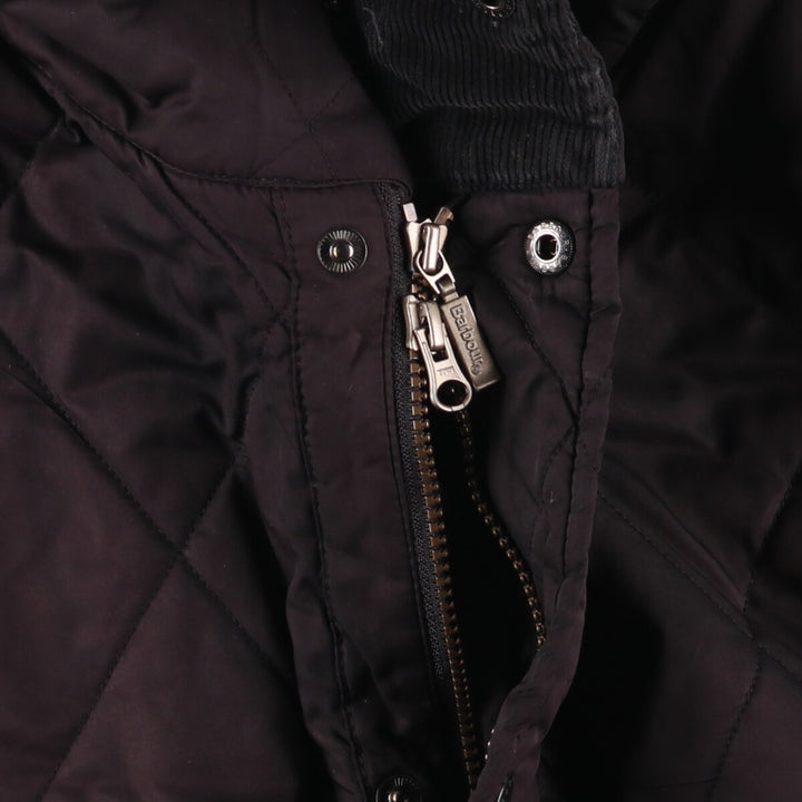 2000s~ Barbour KNIGHTSBRIDGE 3 Warrant Quilted Puffer Jacket, Men's XL polyester black type Vintage Second Hand