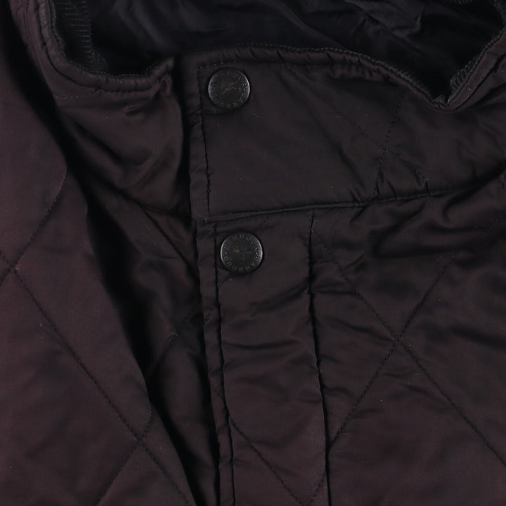 2000s~ Barbour KNIGHTSBRIDGE 3 Warrant Quilted Puffer Jacket, Men's XL polyester black type Vintage Second Hand
