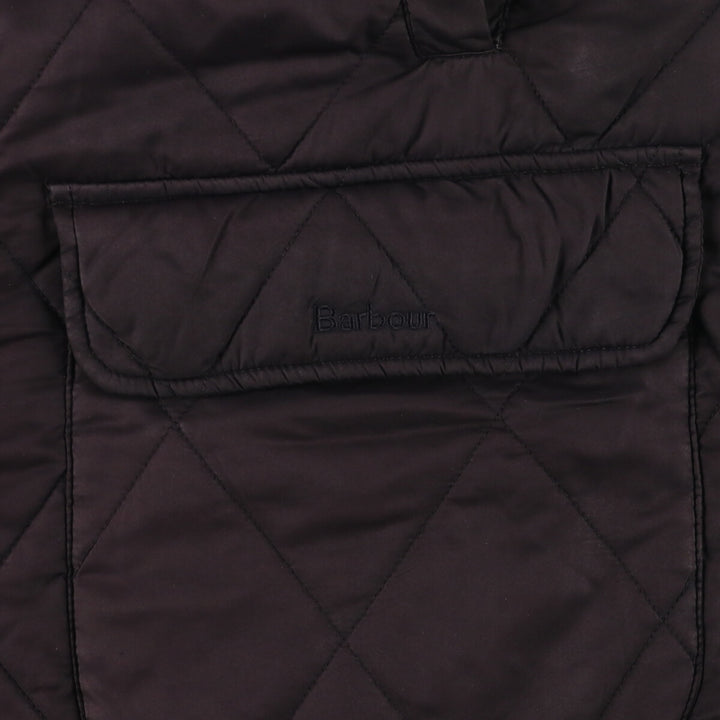 2000s~ Barbour KNIGHTSBRIDGE 3 Warrant Quilted Puffer Jacket, Men's XL polyester black type Vintage Second Hand