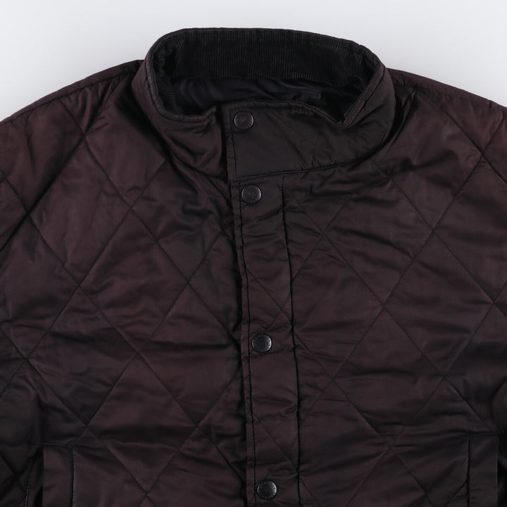 2000s~ Barbour KNIGHTSBRIDGE 3 Warrant Quilted Puffer Jacket, Men's XL polyester black type Vintage Second Hand
