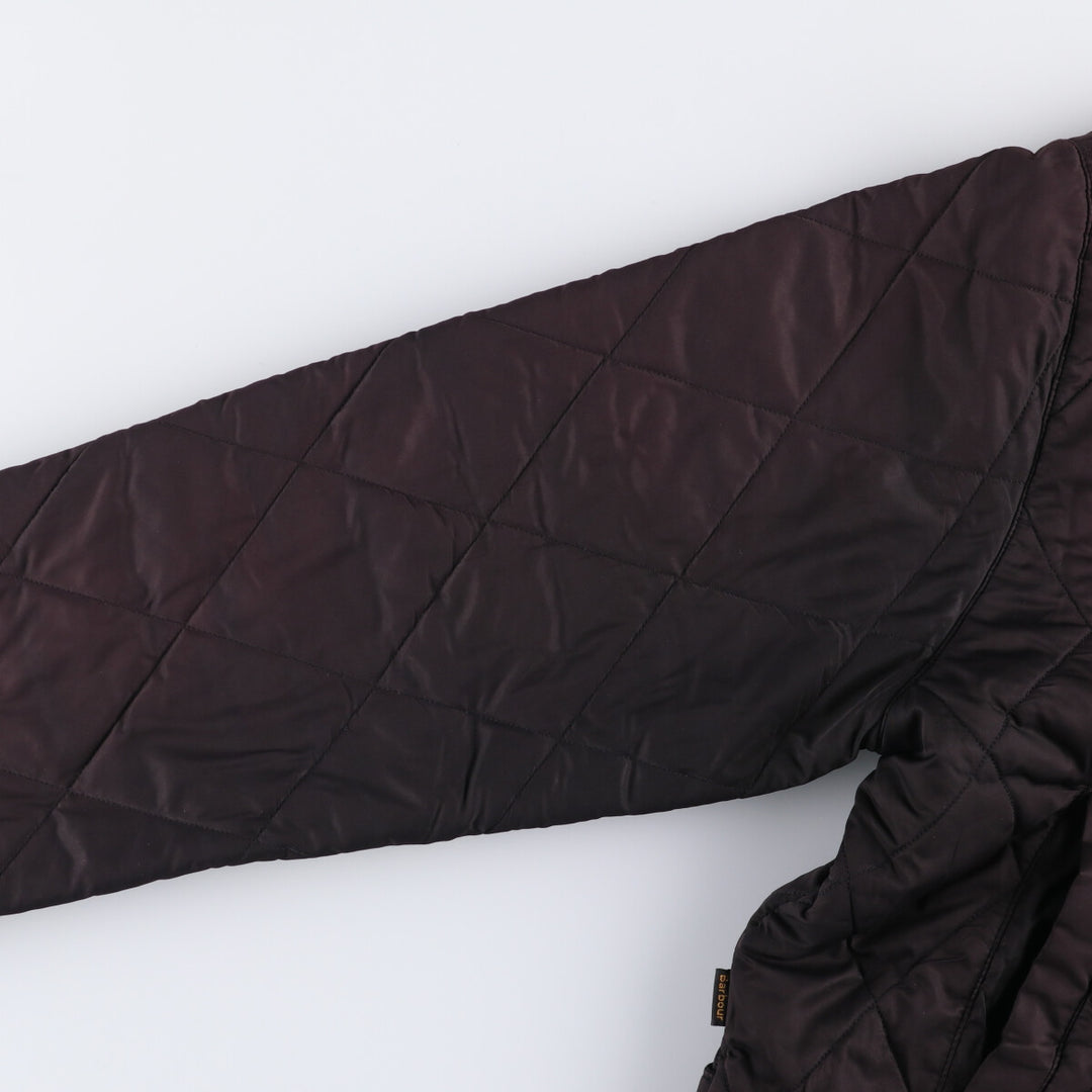 2000s~ Barbour KNIGHTSBRIDGE 3 Warrant Quilted Puffer Jacket, Men's XL polyester black type Vintage Second Hand