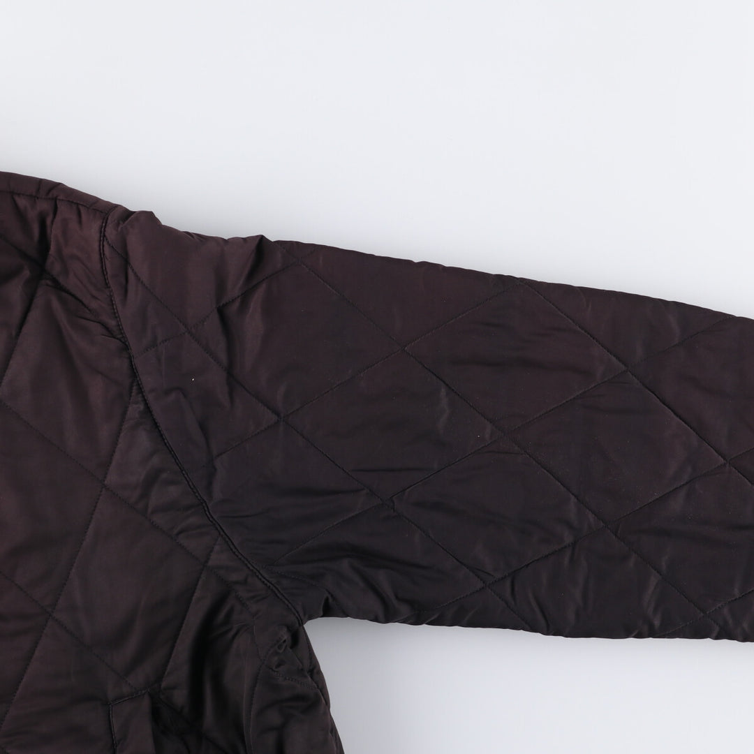 2000s~ Barbour KNIGHTSBRIDGE 3 Warrant Quilted Puffer Jacket, Men's XL polyester black type Vintage Second Hand
