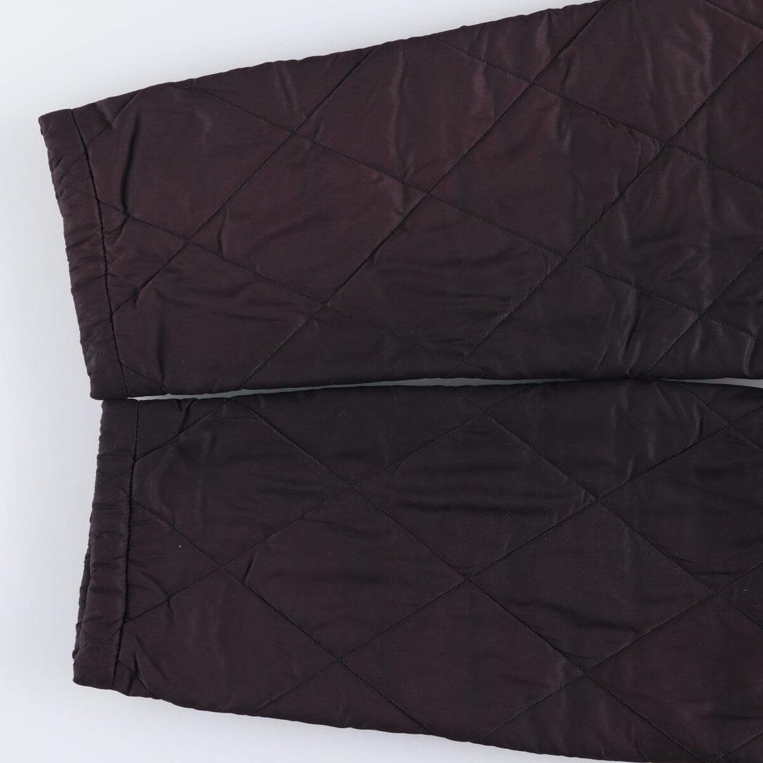 2000s~ Barbour KNIGHTSBRIDGE 3 Warrant Quilted Puffer Jacket, Men's XL polyester black type Vintage Second Hand