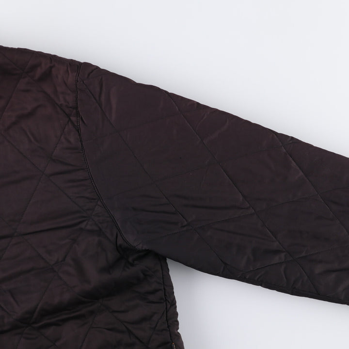 2000s~ Barbour KNIGHTSBRIDGE 3 Warrant Quilted Puffer Jacket, Men's XL polyester black type Vintage Second Hand
