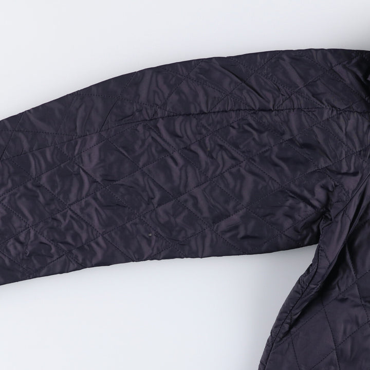 2000s~ Barbour Lightweight Riddesdale 3 Warrant Quilted Puffer Jacket, Men's Size L polyamide navy blue type Vintage Second Hand
