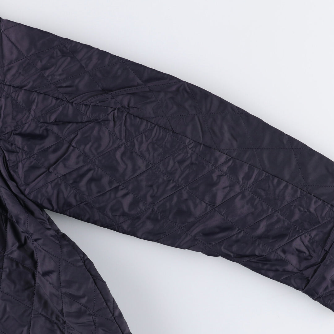 2000s~ Barbour Lightweight Riddesdale 3 Warrant Quilted Puffer Jacket, Men's Size L polyamide navy blue type Vintage Second Hand