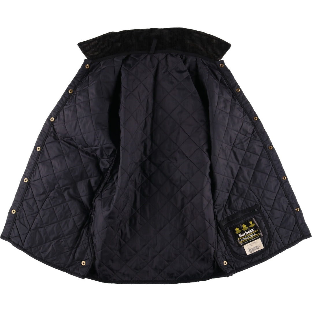 2000s~ Barbour Riddesdale Jacket, Padded Jacket, Former 3 Warrant, Quilted Puffer Jacket, Made in the UK Nylon black type Vintage Second Hand
