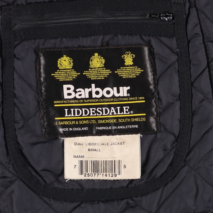 2000s~ Barbour Riddesdale Jacket, Padded Jacket, Former 3 Warrant, Quilted Puffer Jacket, Made in the UK Nylon black type Vintage Second Hand