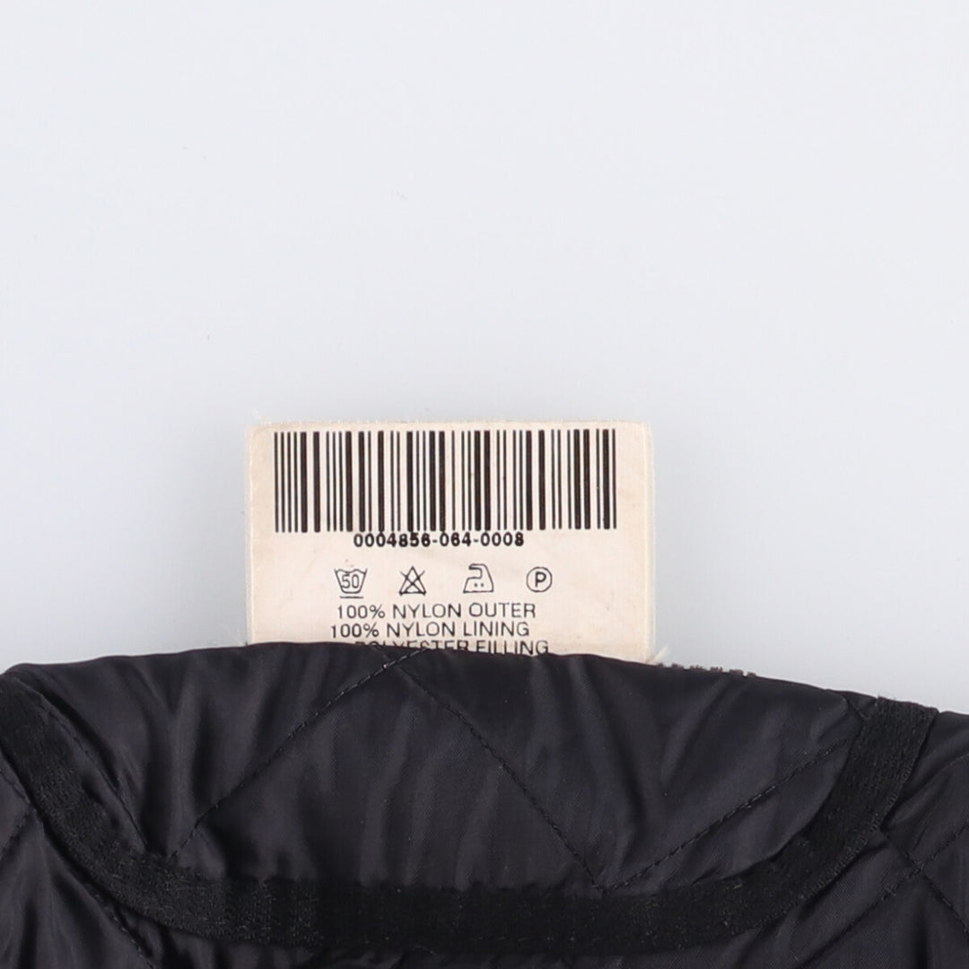 2000s~ Barbour Riddesdale Jacket, Padded Jacket, Former 3 Warrant, Quilted Puffer Jacket, Made in the UK Nylon black type Vintage Second Hand