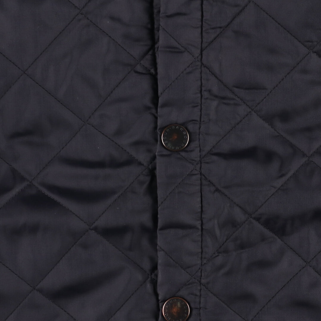 2000s~ Barbour Riddesdale Jacket, Padded Jacket, Former 3 Warrant, Quilted Puffer Jacket, Made in the UK Nylon black type Vintage Second Hand