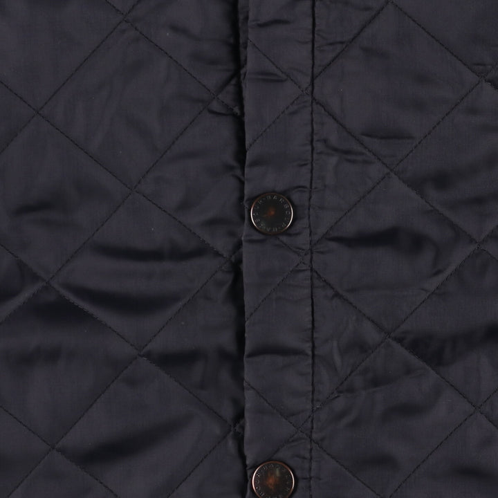 2000s~ Barbour Riddesdale Jacket, Padded Jacket, Former 3 Warrant, Quilted Puffer Jacket, Made in the UK Nylon black type Vintage Second Hand