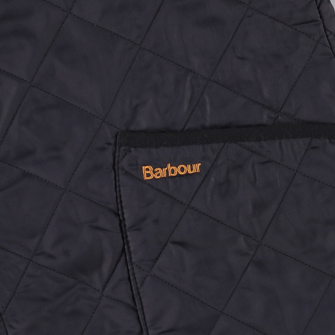 2000s~ Barbour Riddesdale Jacket, Padded Jacket, Former 3 Warrant, Quilted Puffer Jacket, Made in the UK Nylon black type Vintage Second Hand