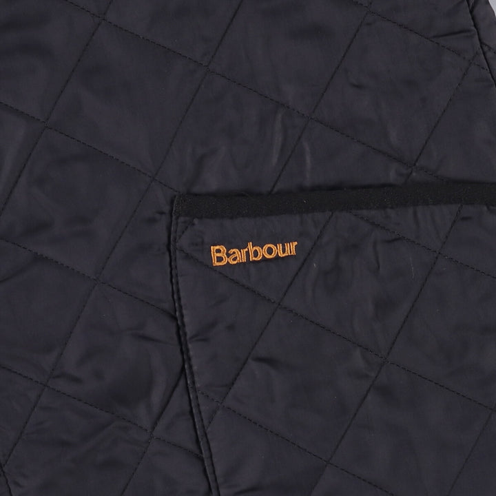 2000s~ Barbour Riddesdale Jacket, Padded Jacket, Former 3 Warrant, Quilted Puffer Jacket, Made in the UK Nylon black type Vintage Second Hand