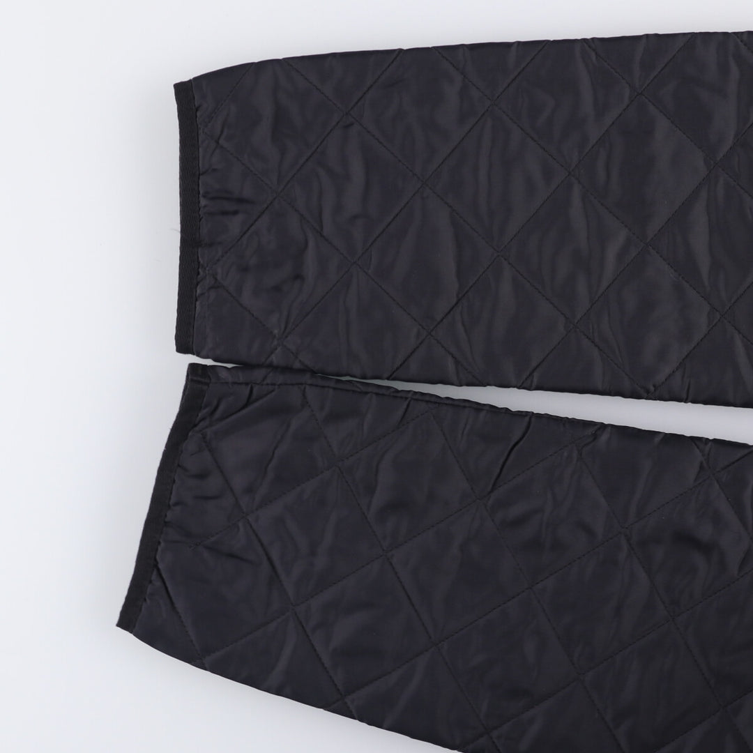 2000s~ Barbour Riddesdale Jacket, Padded Jacket, Former 3 Warrant, Quilted Puffer Jacket, Made in the UK Nylon black type Vintage Second Hand