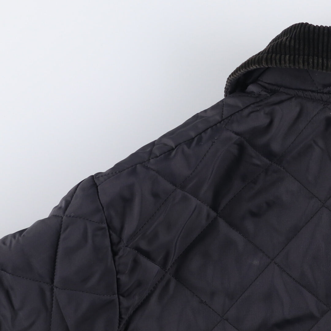 2000s~ Barbour Riddesdale Jacket, Padded Jacket, Former 3 Warrant, Quilted Puffer Jacket, Made in the UK Nylon black type Vintage Second Hand