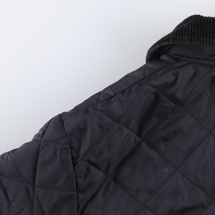 2000s~ Barbour Riddesdale Jacket, Padded Jacket, Former 3 Warrant, Quilted Puffer Jacket, Made in the UK Nylon black type Vintage Second Hand