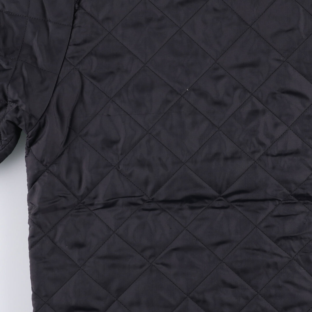 2000s~ Barbour Riddesdale Jacket, Padded Jacket, Former 3 Warrant, Quilted Puffer Jacket, Made in the UK Nylon black type Vintage Second Hand