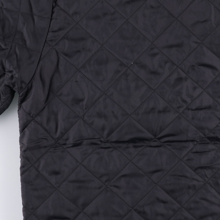 2000s~ Barbour Riddesdale Jacket, Padded Jacket, Former 3 Warrant, Quilted Puffer Jacket, Made in the UK Nylon black type Vintage Second Hand