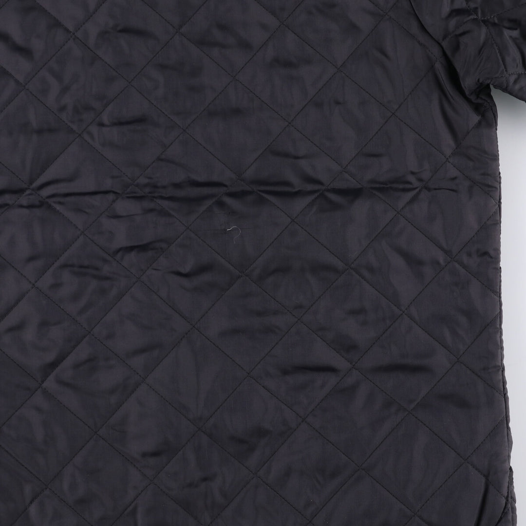 2000s~ Barbour Riddesdale Jacket, Padded Jacket, Former 3 Warrant, Quilted Puffer Jacket, Made in the UK Nylon black type Vintage Second Hand