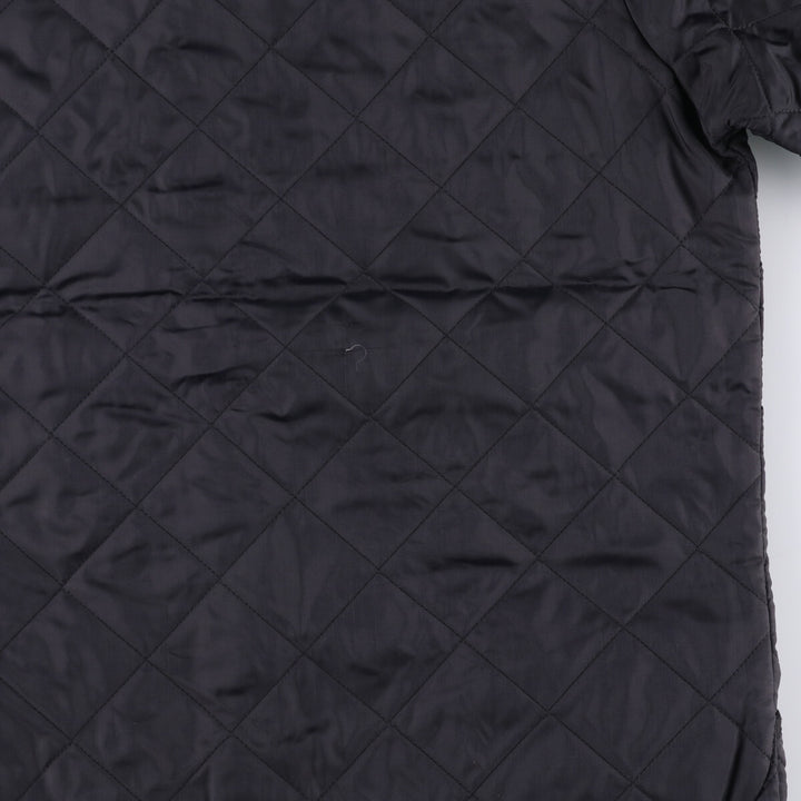 2000s~ Barbour Riddesdale Jacket, Padded Jacket, Former 3 Warrant, Quilted Puffer Jacket, Made in the UK Nylon black type Vintage Second Hand