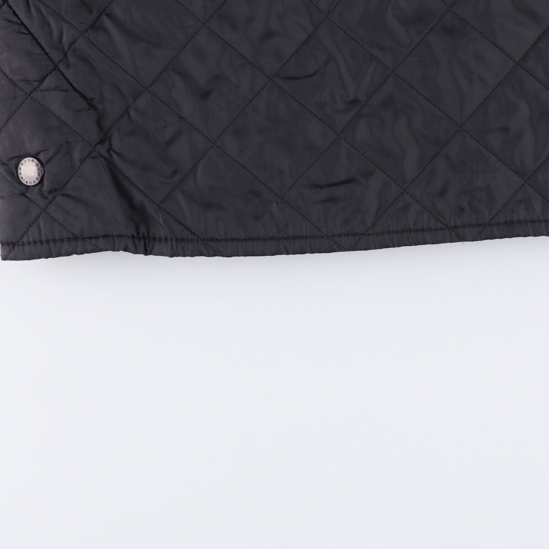 2000s~ Barbour Riddesdale Jacket, Padded Jacket, Former 3 Warrant, Quilted Puffer Jacket, Made in the UK Nylon black type Vintage Second Hand