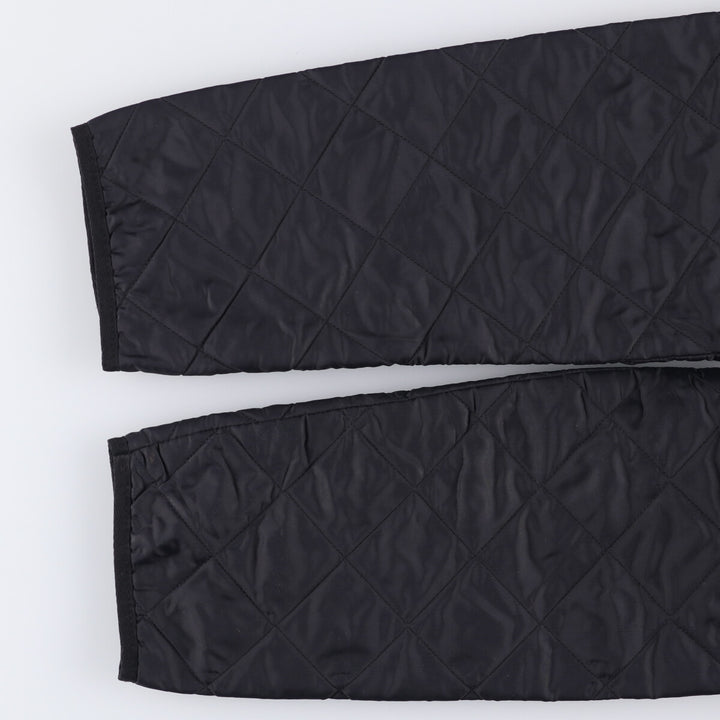 2000s~ Barbour Riddesdale Jacket, Padded Jacket, Former 3 Warrant, Quilted Puffer Jacket, Made in the UK Nylon black type Vintage Second Hand