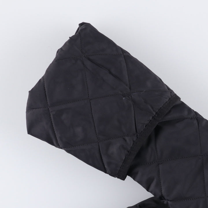 2000s~ Barbour Riddesdale Jacket, Padded Jacket, Former 3 Warrant, Quilted Puffer Jacket, Made in the UK Nylon black type Vintage Second Hand