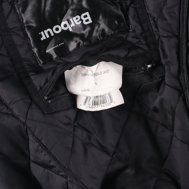2000s~ Barbour Riddesdale Jacket, 3 Warrant, Quilted, Puffer Jacket, Men's Size L polyamide black type Vintage Second Hand