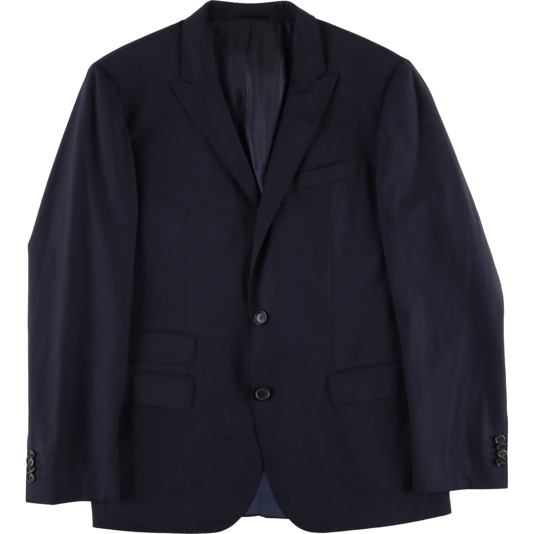 Hugo Boss Peak Lapel Tailored Jacket, Men's Size M unclear navy blue type Vintage Second Hand