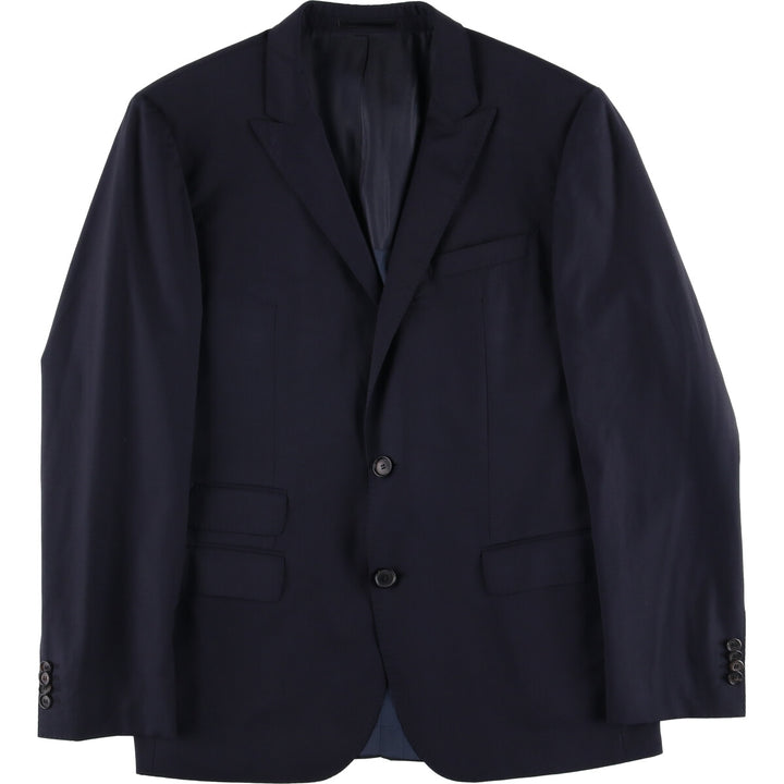 Hugo Boss Peak Lapel Tailored Jacket, Men's Size M unclear navy blue type Vintage Second Hand