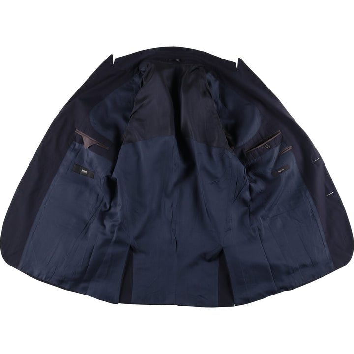 Hugo Boss Peak Lapel Tailored Jacket, Men's Size M unclear navy blue type Vintage Second Hand