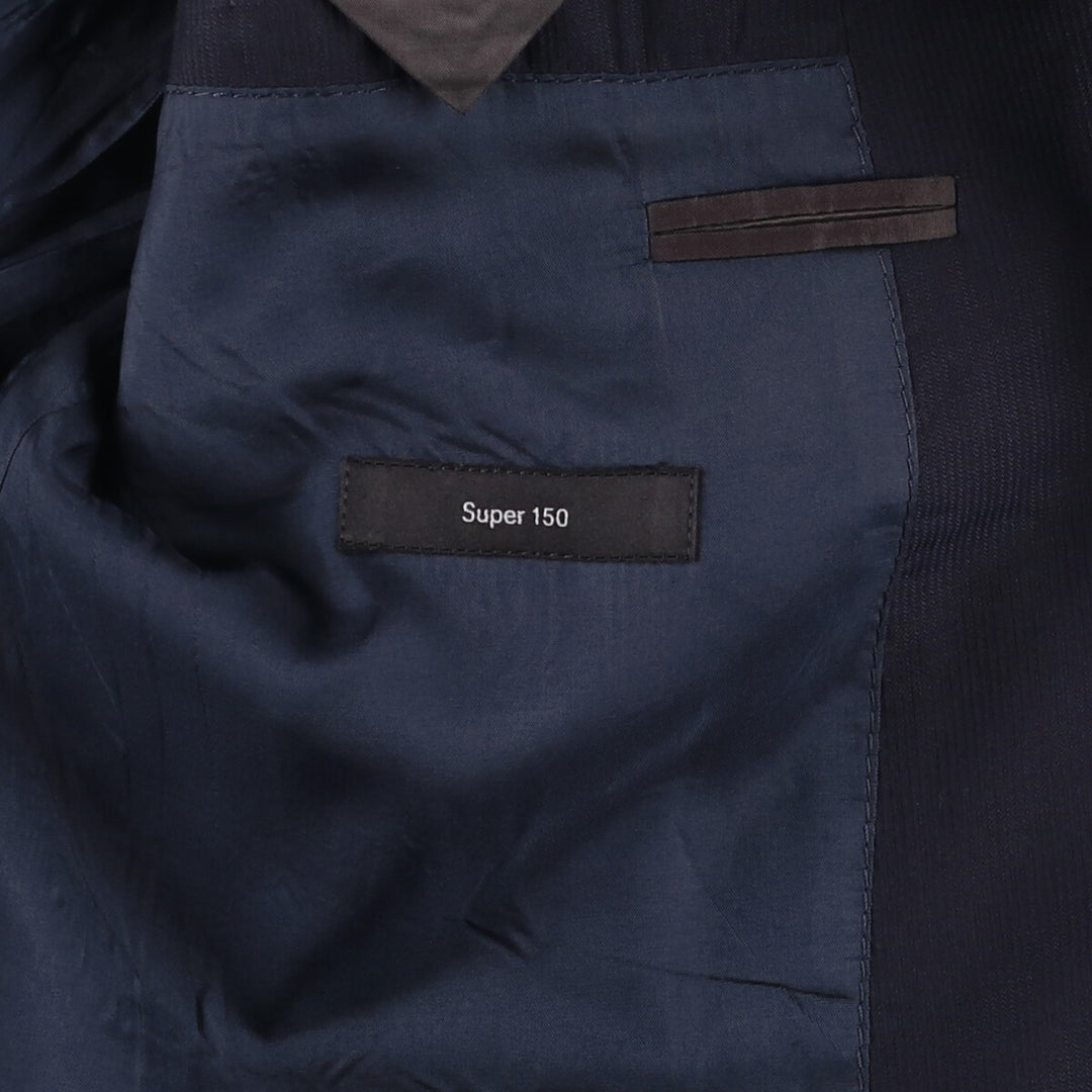 Hugo Boss Peak Lapel Tailored Jacket, Men's Size M unclear navy blue type Vintage Second Hand