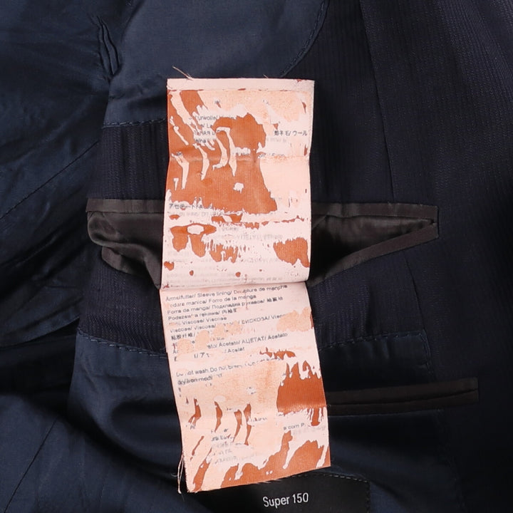 Hugo Boss Peak Lapel Tailored Jacket, Men's Size M unclear navy blue type Vintage Second Hand