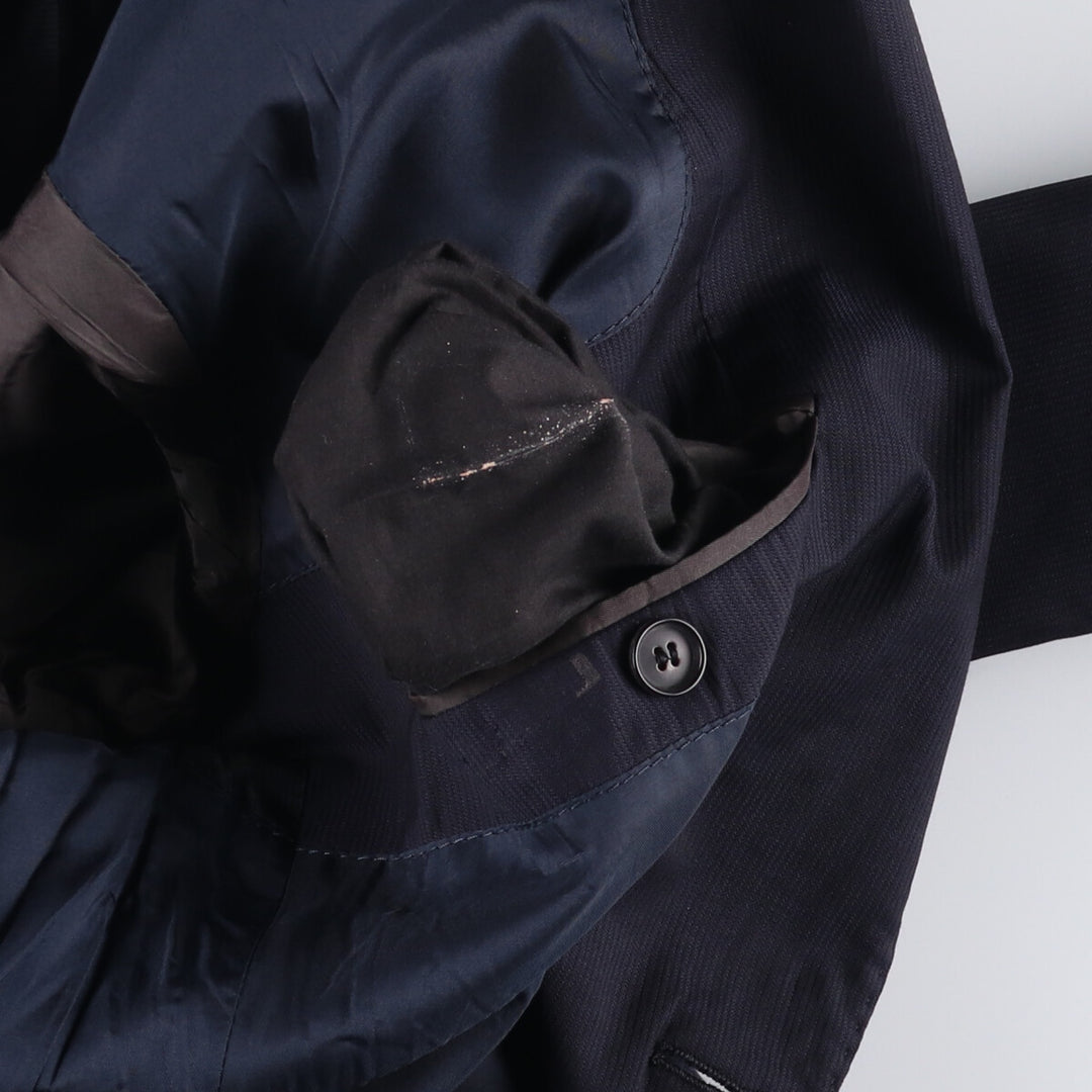 Hugo Boss Peak Lapel Tailored Jacket, Men's Size M unclear navy blue type Vintage Second Hand