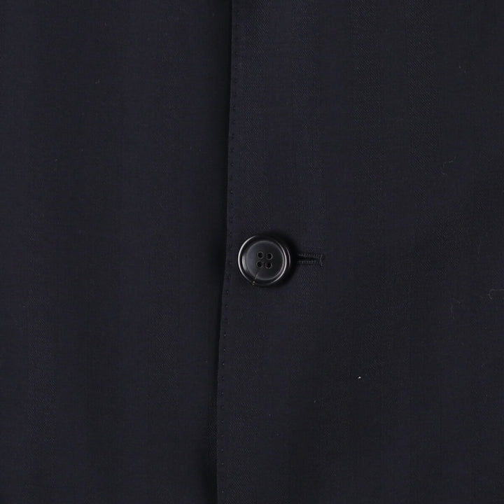Hugo Boss Super150 wool tailored jacket, men's size L wool black type Vintage Second Hand